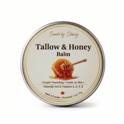Tallow & Honey Balm — Unscented - Scents By Shaizy
