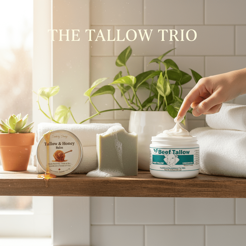 The Tallow Trio — Complete Tallow Skincare Bundle - Scents By Shaizy