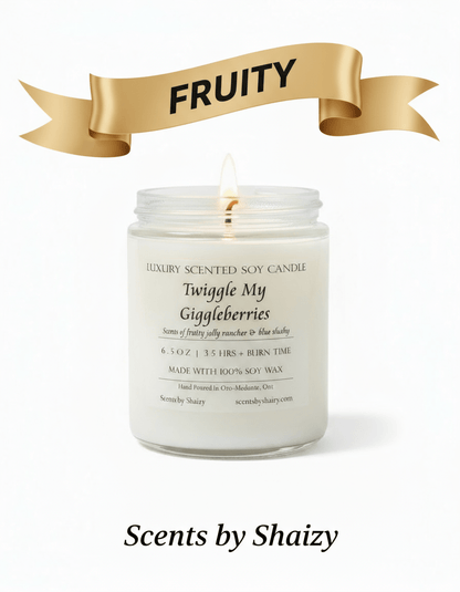 Twiggle My Giggleberries Soy Candle - Scents By Shaizy