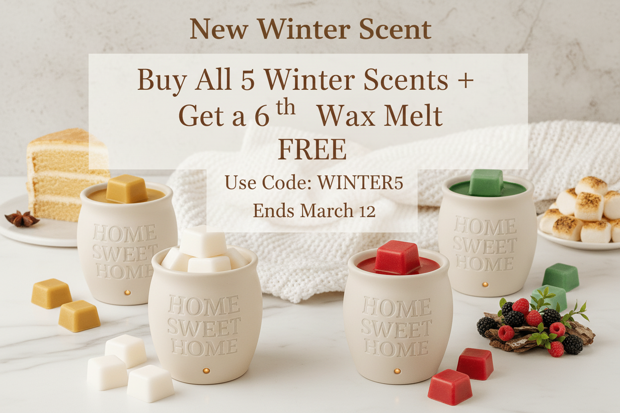 Winter Wax Melts Promotion - Centered Text